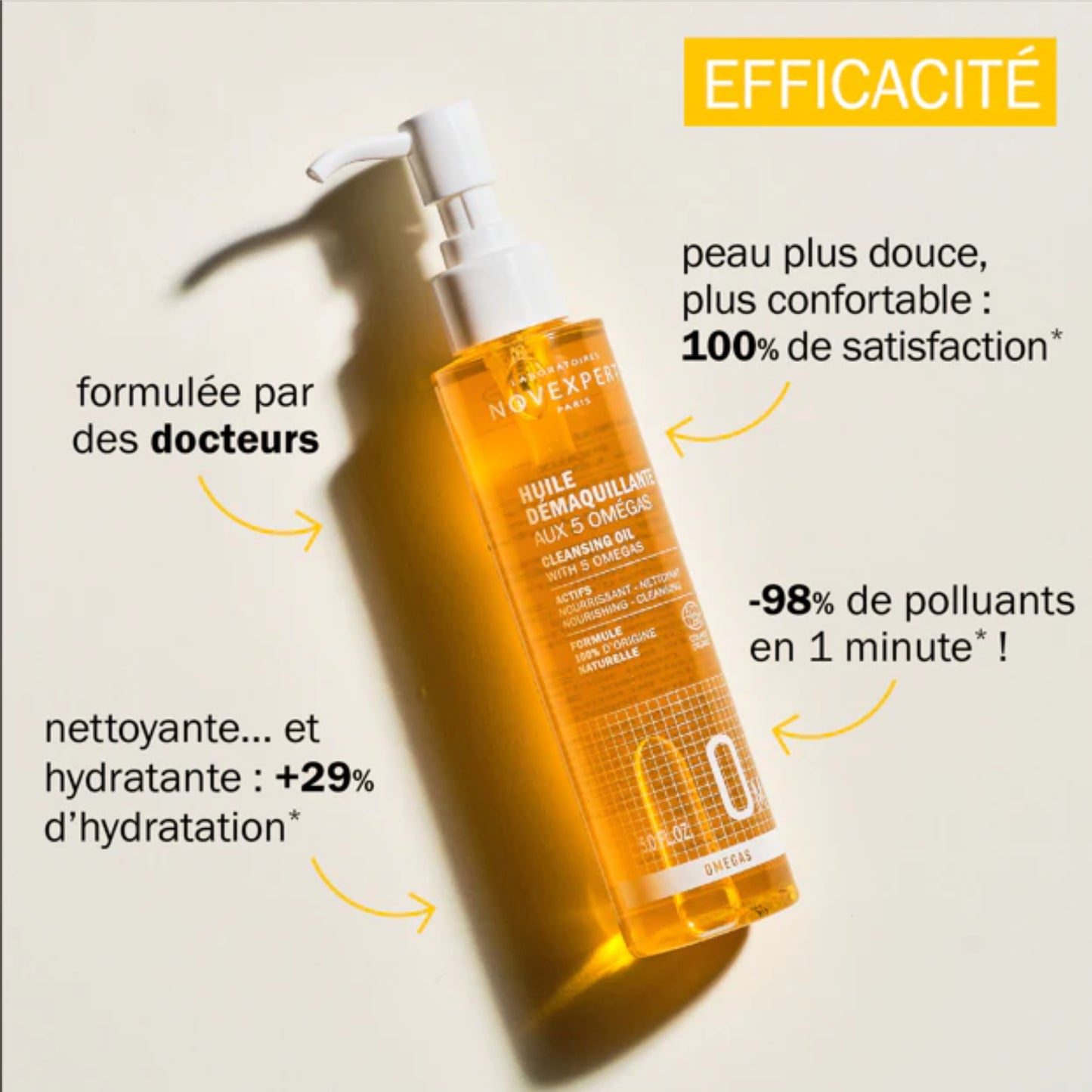 HUILE DEMAQILLANTE AUX 5 OMEGAS