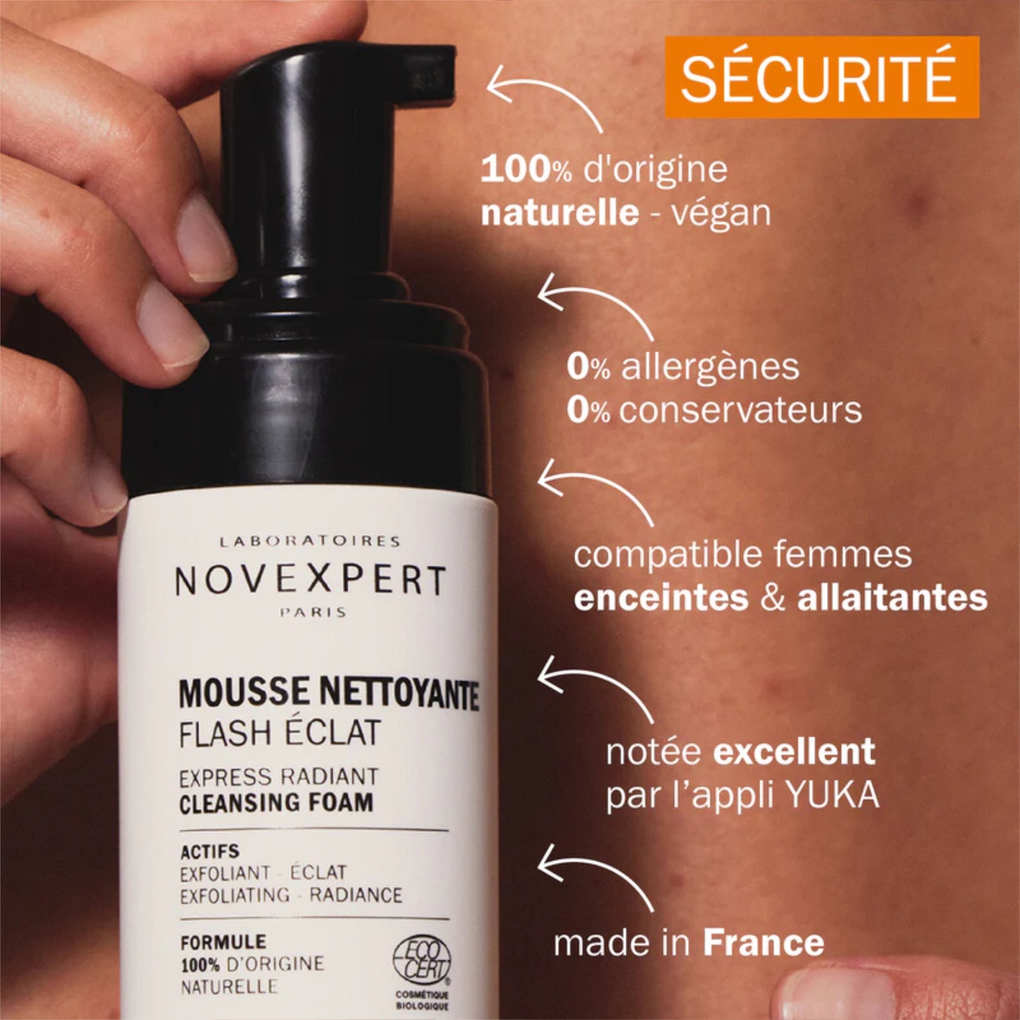 MOUSSE NETTOYANTE FLASH ECLAT