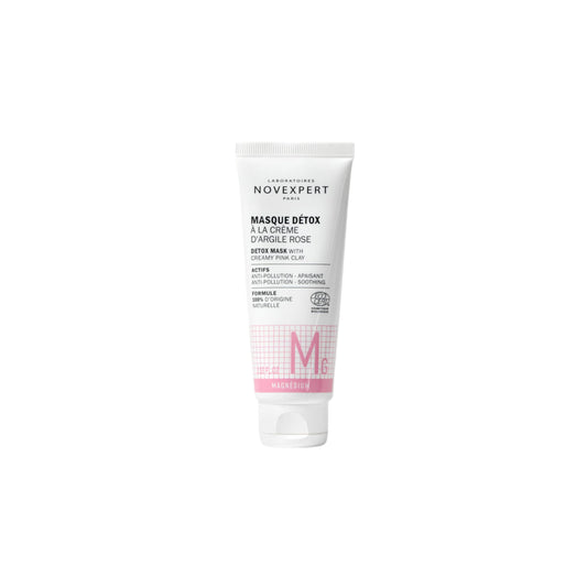 MASQUE DÉTOX À LA CRÈME D'ARGILE ROSE